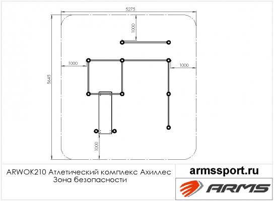 ARWOK210 Атлетический комплекс Ахиллес фото №3