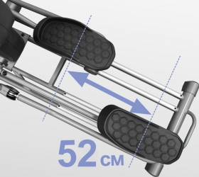 BRONZE GYM XR812 LC Эллиптический эргометр фото №3