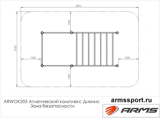 ARWOK205 Атлетический комплекс Дионис фото №3